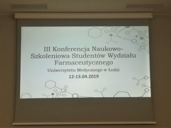 Konferencja Wydziału Farmaceutycznego Uniwersytetu Medycznego w Łodzi